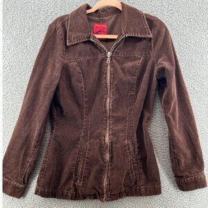 Vintage Adriano Goldschmied A. Gold E. Dena Corduroy Jacket Brown Size M